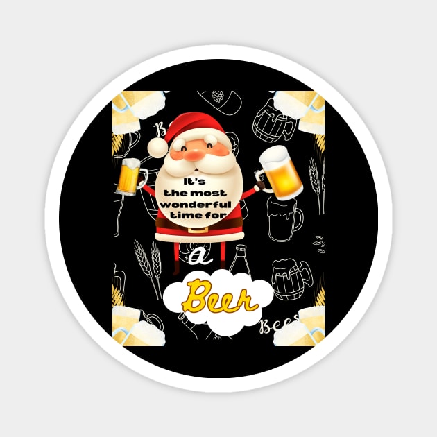 Celebrate the Most Wonderful Time of the Year with a Beer Magnet by Tee Trendz